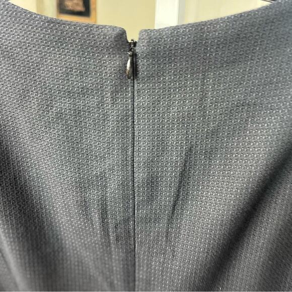 Theory Corti Mini Dress, Patch Pockets, Minimalist, Neutral, Capsule Cocktails 2 - Picture 8 of 8